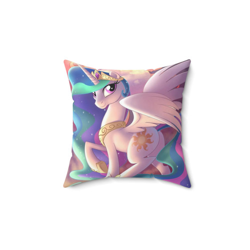 Deity of the Dawn Celestial Pillow featuring Princess Celestia