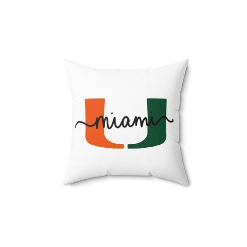 University of Miami Hurricanes Pillow