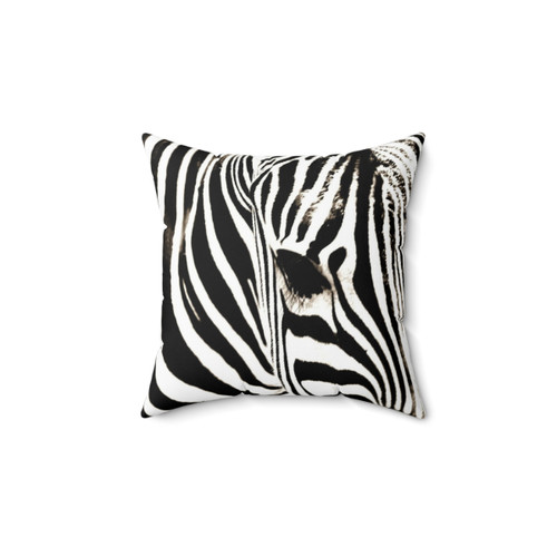 Zebra Print Decorative Pillow