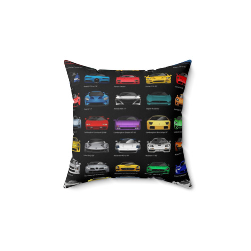 Supercars Luxury Pillow - Automotive Themed Home Decor