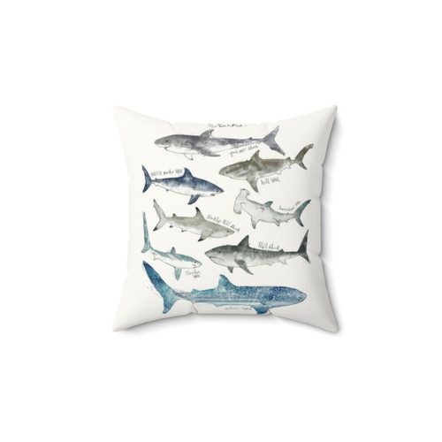Sharks Landscape Pillow