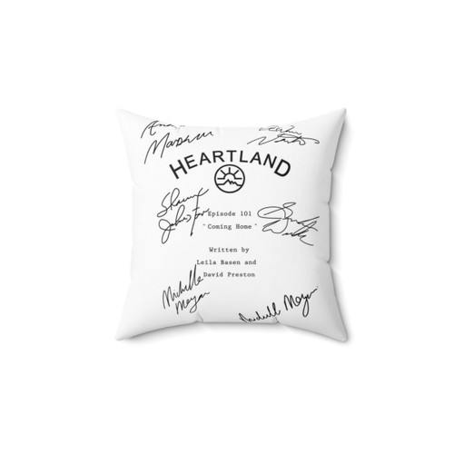 Heartland Script Pillow - Decorative Throw Pillow