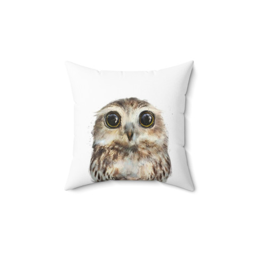 Cute little owl plush pillow