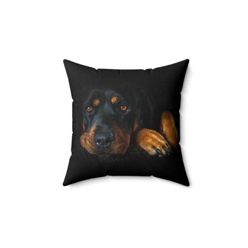 Rottweiler Dog Resting Pillow