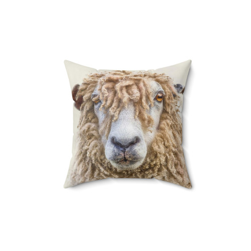 Leicester Longwool Sheep Pillow - Soft and Cozy Farmhouse Decor