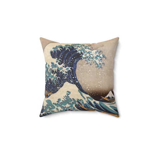 Hokusai's Great Wave off Kanagawa Pillow