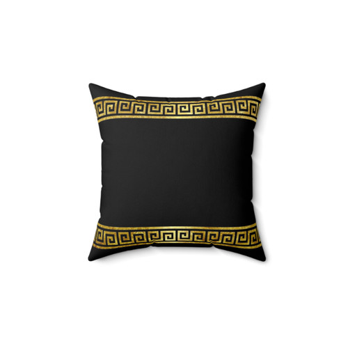 Geometric Greek Pattern Pillow for Home Decor