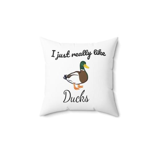 Duck Themed Decorative Pillow