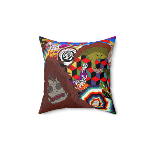 The Big Lez Show Trippy Wall Art Pillow