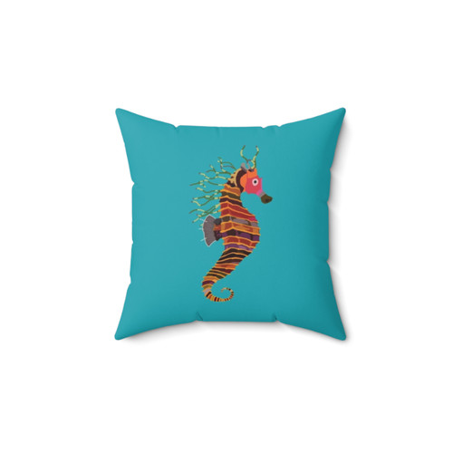 Crayon Ponyfish Pillow - Wes Anderson Inspired Home Decor