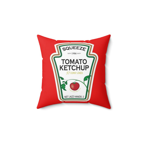 Funny Ketchup Costume Pillow