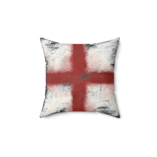Flag of Saint George Distressed Pillow