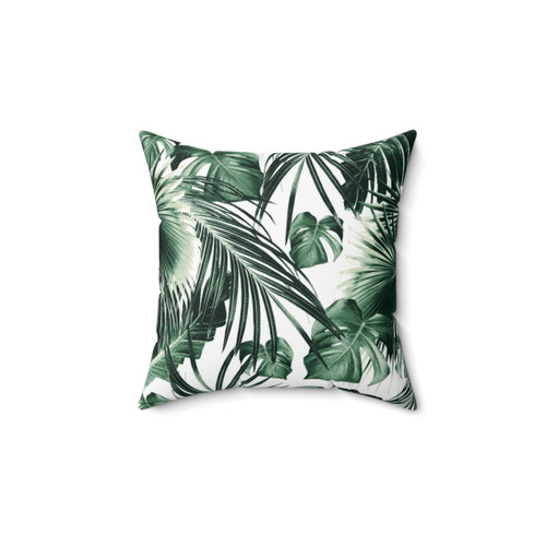 Tropical Leaves Accent Pillow