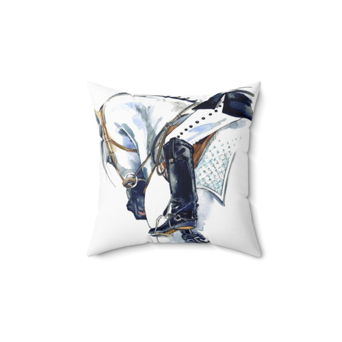 Dressage Horse Decorative Pillow