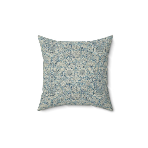William Morris Sunflower Patterned Pillow