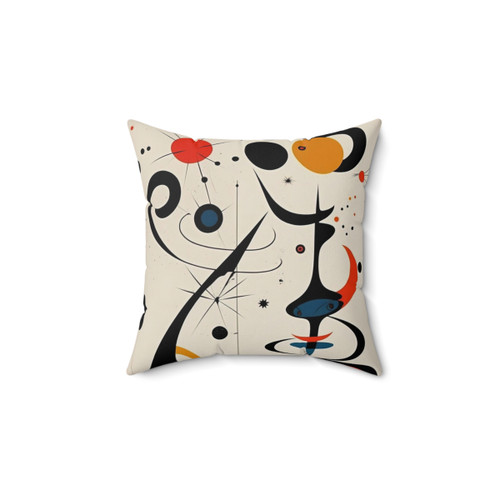 Joan Miro Inspired Decorative Pillow