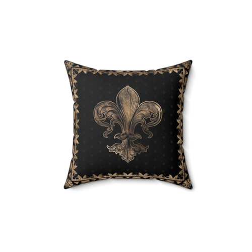 Fleur-de-Lis Decorative Throw Pillow