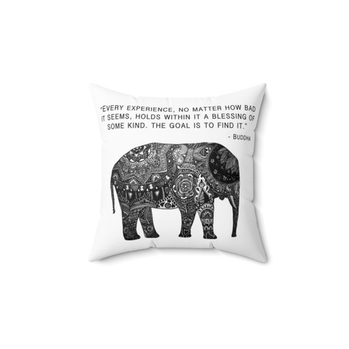 Buddha Wisdom Elephant Pillow