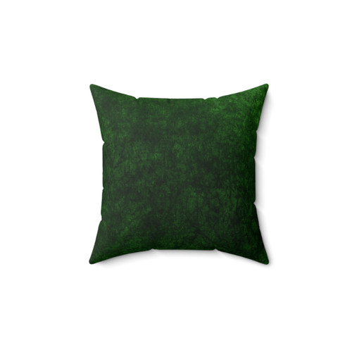 Emerald Green Grass Velvet Texture Pillow