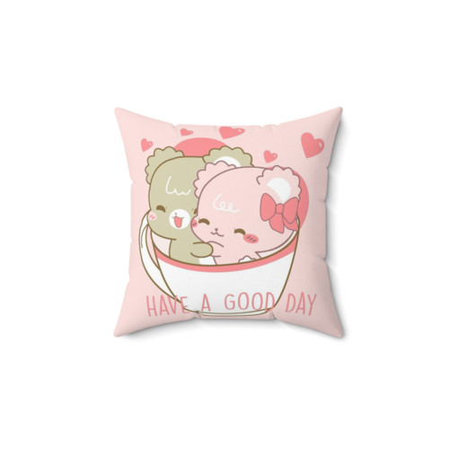 Sugar Cubs Decorative Throw Pillow with Cute Bear Design