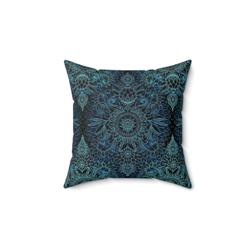 Protea Doodle Pattern Throw Pillow