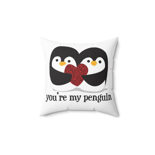 You're My Penguin Pillow - Adorable Penguin Couple Cushion