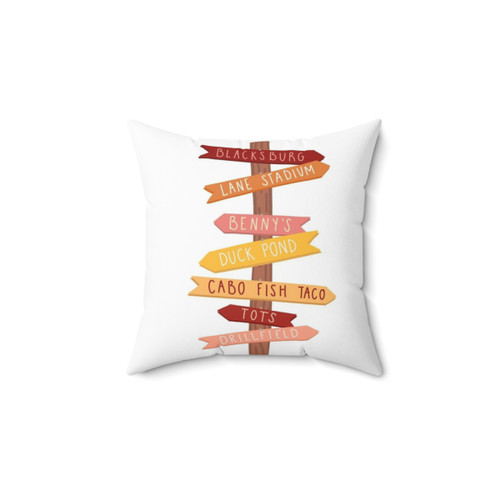 Blacksburg Collegiate Pillow