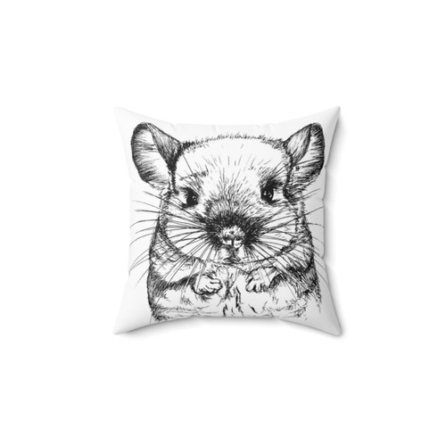 Chinchilla Lovers Pillow - Cute and Cuddly Home Decor