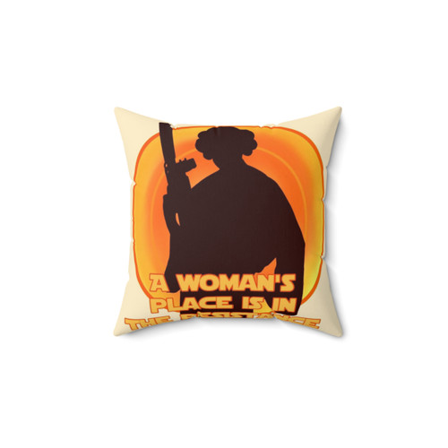 Resistance Pillow - Feminist Accent Cushion