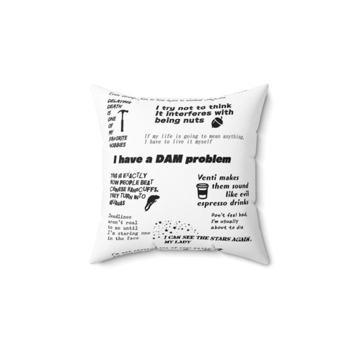 Heroes of Olympus Quotes Decorative Throw Pillow