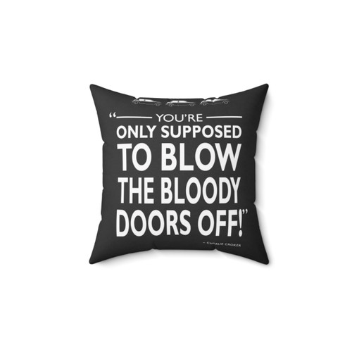 The Italian Job Inspired Decorative Pillow
