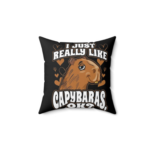 Capybara Lover's Pillow