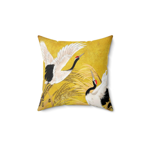 Decorative Japanese Crane Pillow