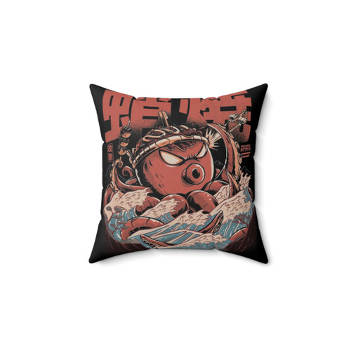 Takoyaki Attack Black Anime Pillow