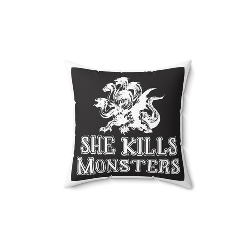 She Kills Monsters Themed Throw Pillow