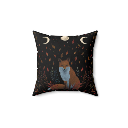 Autumn Fox Pillow: Cozy Decorative Pillow for Nature Enthusiasts