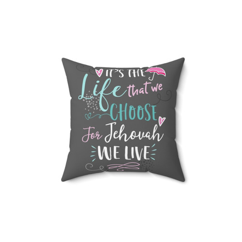 Pioneer Service Pillow with Jehovah Design