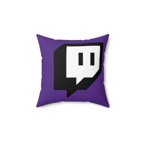 Twitch Logo Pillow for Streaming and Gaming
