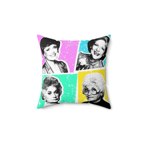 Golden Girls Pop Art Pillow with Characters