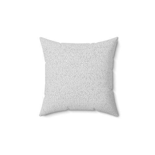 One Direction 'Midnight Memories' Lyric Pillow