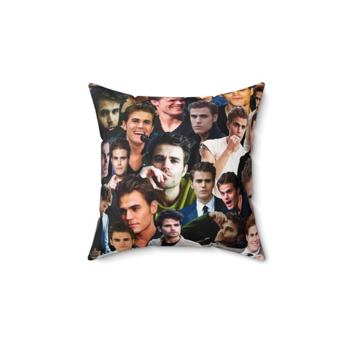 Paul Wesley Photo Collage Pillow