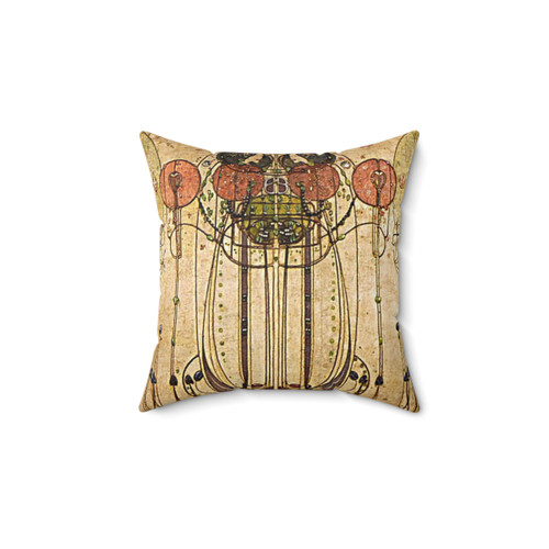 Art Nouveau Charles Mackintosh Wassail Pillow