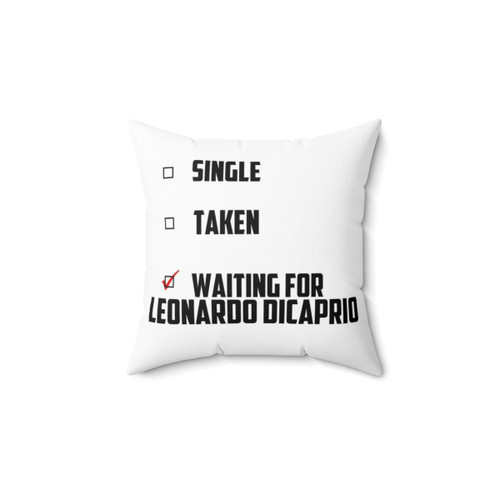Waiting For Leonardo DiCaprio Pillow - Cinematic Inspired Home Decor