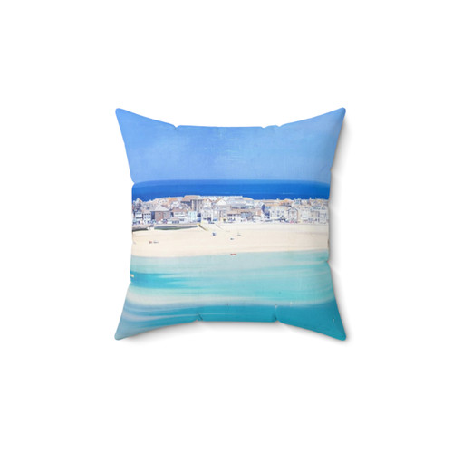 Cornwall Seaside Pillow, Version 3