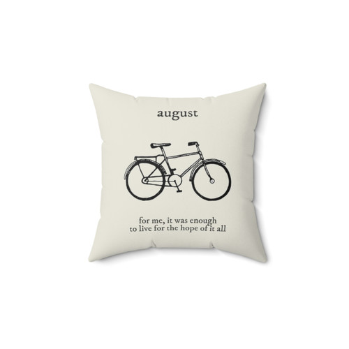 August Taylor Swift Themed Pillow