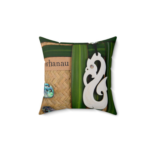Maori Whanau Family Theme Decorative Pillow