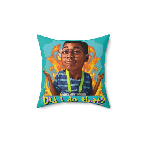 Steve Urkel Did I Do That? Funny 90s TV Sitcom Pillow