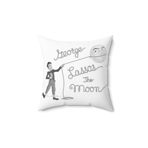 Retro Classic Film Pillow - George Lassos the Moon