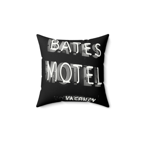 Bates Motel Vacancy Horror Pillow