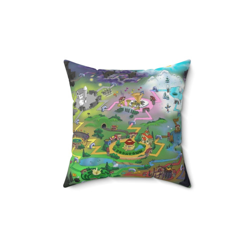 Toon Town Pillow - Soft Cartoon-Themed Cushion